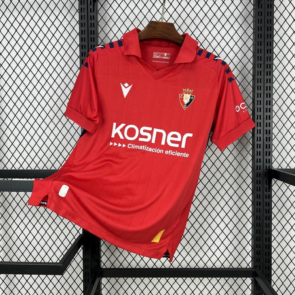 Camiseta de fútbol Osasuna 2025/26 LOCAL MANGA CORTA VERSION FAN